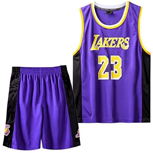 Produktbild: MEEHYRE Basketball Kinder Trikot 2 Stücke,Jungen Basketball Trikot Kinder, Basketball Trainings Jersey and Pants