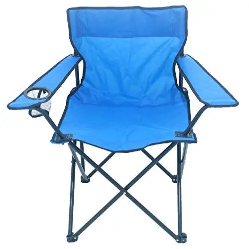 Produktbild: Meerweh Faltstuhl Relaxstuhl Anglerstuhl Campingstuhl blau