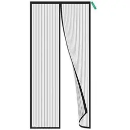 Produktbild: Meet Beauty Fliegengitter Balkontür 85x200cm | Magnet Fliegengitter Tür Ohne Bohren | Schwarzes Insektenschutzgitter für Tür & Balkon, Schützt vor Fliegen, Mücken & Insekten