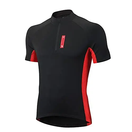 Produktbild: MEETWEE Herren Radtrikot, Fahrradtrikot Kurzarm & Langarm Fahrrad Shirt Fahrradbekleidung Radshirt für Männer, Atmungsaktive Cycling Jersey Schnell Trocknen Radsport Bekleidung