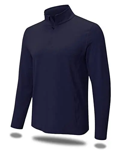 Produktbild: MEETWEE Mens Herren P16 Polo Shirt, Marineblau-lang, L