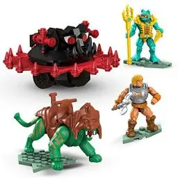 Produktbild: MEGA Construx GPH23 - Probuilder Masters of The Universe Classic Roton Assault, enthält Zwei Mikro-Actionfiguren zum Sammeln, Spielzeug ab 8 Jahren