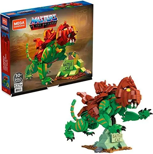 Produktbild: MEGA Construx GVY14 - Masters of The Universe Battle Cat Actionfigur zum Zusammenbauen, Bauspielzeug für Kinder, ab 10 Jahren