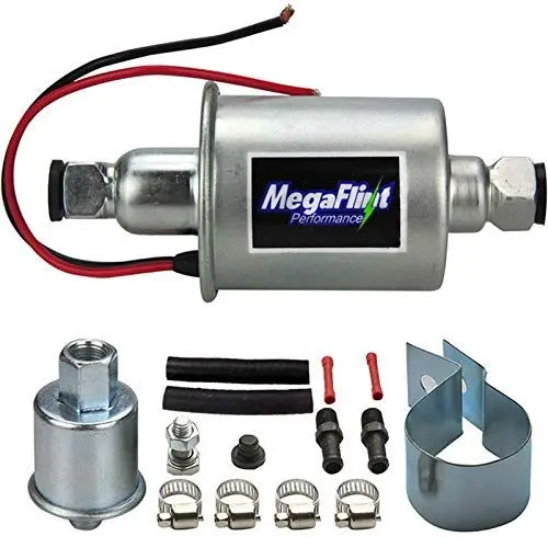 Produktbild: Megaflint Inline-Kraftstoffpumpe, 12 V, universelle elektrische Kraftstoffpumpe, Niederdruck, 5-9 PSI für Gas Diesel E8012S HEP-02A