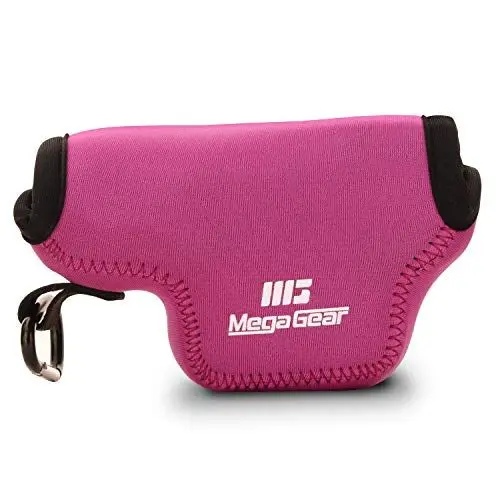 Produktbild: MegaGear MG1582 Ultraleichte Kameratasche aus Neopren kompatibel mit Leica D-Lux 7, D-Lux (Typ 109) - Rosa