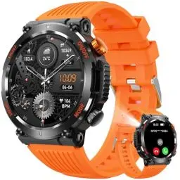 Produktbild: MEGALITH Smartwatch Herren Fitness Tracker: Android iOS Kompatibel Smart Armbanduhr Wasserdicht Sport