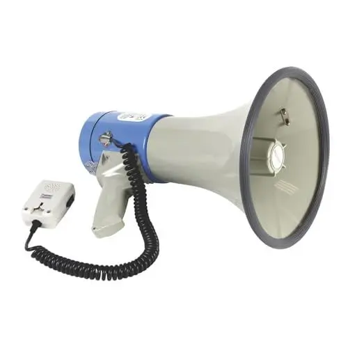 Produktbild: Megaphon 25W mit Handmikrofon & Sirene Velleman MP25SFM