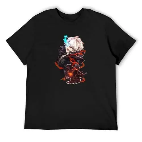 Produktbild: MEgLobHQ Arifureta Hajime Nagumo TIO Klarus Anime Men T-Shirt Graphic Mens Cotton Casual Black Tee Shirt M
