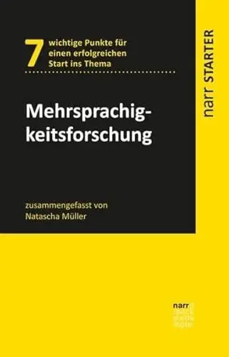 Produktbild: Mehrsprachigkeitsforschung (narr STARTER)