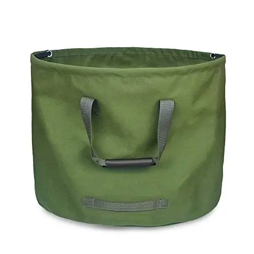 Produktbild: Mehrzweck-Hochleistungs-Gartentasche, Faltbare Canvas-Gartentasche mit Gummigriffen, Garten-Aufbewahrungstaschen Zur Aufbewahrung von Unkraut, Zweigen, Blättern, Gartenabfällen,