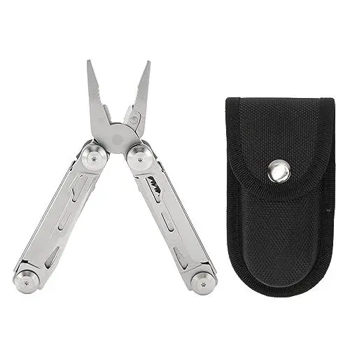 Produktbild: Mehrzweckwerkzeug, Kraftsparender Multitool-Schraubenschlüssel, Weit Verbreitet, 13-in-1-faltbares Tragbares Gerät mit Hoher Härte für Camping