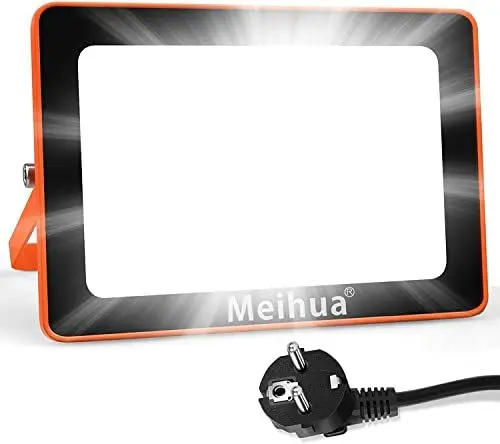 Produktbild: MEIHUA LED Strahler 35W LED Strahler Außen Superhell 3500LM LED Scheinwerfer 6500K Kaltweiß Wandleuchte IP66 Wasserfest Außenstrahler ohne Stecker für Hinterhof Auffahrt Türen Garage Flur Garten