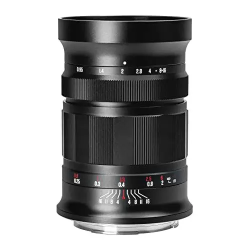 Produktbild: Meike 25mm f0.95 Manuelles Fokusobjektiv mit großer Blende Kompatibel mit Nikon Z Mount Kameras Z50, Z5, Z6, Z7 im APS-C Modus