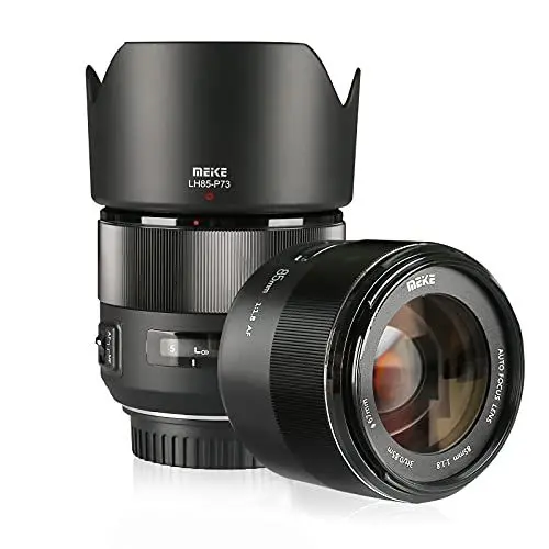 Produktbild: Meike 85mm f1.8 Large Aperture Full Frame Auto Focus Prime Telephoto Lens for EOS EF Mount Camera Compatible with APS-C Bodies Such as 1D 5D3 5D4 6D 7D 70D 550D 80D