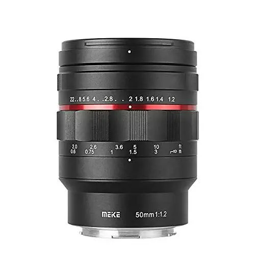 Produktbild: Meike MK-50 mm F1.2 L Blende Vollformat Manueller Fokus Festobjektiv für L-Mount Panasonic Sigma Leica spiegellose Kameras wie S1, S1R, S1H, S5, FP
