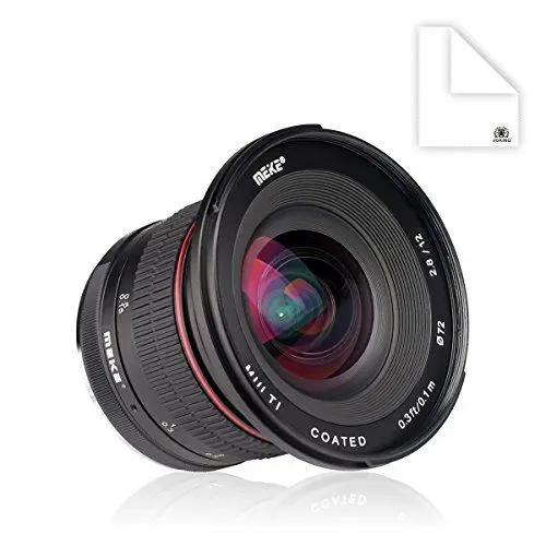 Produktbild: Meike Optics MK 12mm f2.8 Ultra-Weitwinkel Objektiv für Sony E-Mount