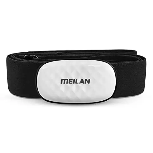 Produktbild: MEILAN C5 Pro Herzfrequenzmesser Brustgurt Bluetooth ANT+, Wasserdicht Pulsmesser Brustgurt HRM Pulsgurt für Radsport Fitness, Kompatibel mit Wahoo, Strava, Zwift, Fahrradcomputer und Sportuhr