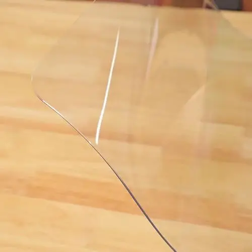 Produktbild: MEILYA 2.2mm,80 * 100CM,Transparente Tischdecke PVC ölbeständig wasserdicht rutschfeste Tischmatte 3,2 mm Isoliermatte Esstisch Couchtisch geräuschlos