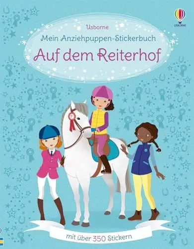 Produktbild: Mein Anziehpuppen-Stickerbuch: Auf dem Reiterhof: Mit über 350 Stickern (Meine Anziehpuppen-Stickerbücher)