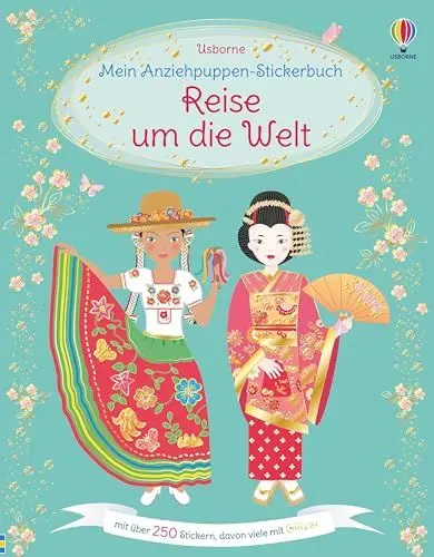 Produktbild: Mein Anziehpuppen-Stickerbuch: Reise um die Welt: Mit über 250 Stickern (Meine Anziehpuppen-Stickerbücher)