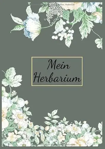 Produktbild: Mein Herbarium: Herbarium Leer A4 - Pflanzen Sammeln, Bestimmen, Aufbewahren - 110 Seiten Papier Weiß Gepunktete - Pflanzenbestimmung