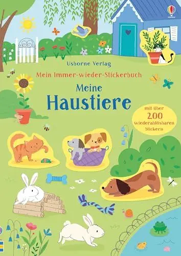 Produktbild: Mein Immer-wieder-Stickerbuch: Meine Haustiere: Mit über 200 wiederablösbaren Stickern (Meine Immer-wieder-Stickerbücher)