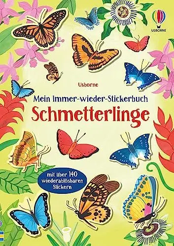 Produktbild: Mein Immer-wieder-Stickerbuch: Schmetterlinge: Stickerheft mit beschichteten Seiten zum einfachen Ablösen der über 140 Sticker – ab 3 Jahren (Meine Immer-wieder-Stickerbücher)