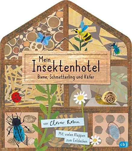 Produktbild: Mein Insektenhotel - Biene, Schmetterling und Käfer: Mit vielen Klappen zum Entdecken für Kinder ab 3 Jahren (Die Mein Naturbuch-Reihe, Band 2)