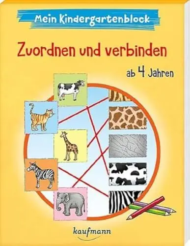 Produktbild: Mein Kindergartenblock - Zuordnen und verbinden: ab 4 Jahren (Kindergarten - Kindergartenblock ab 4: Ein Übungs- und Rätselblock mit Übungen für Kinder im Kindergartenalter)
