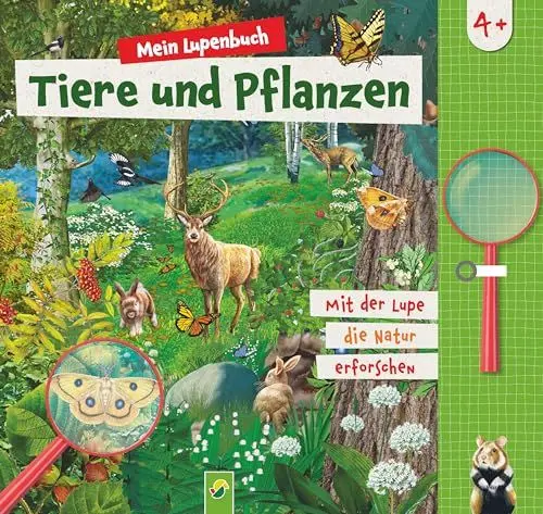 Produktbild: Mein Lupenbuch Tiere und Pflanzen: Ab 4 Jahren | Buch + Lupe I Mit der Lupe die Natur erforschen