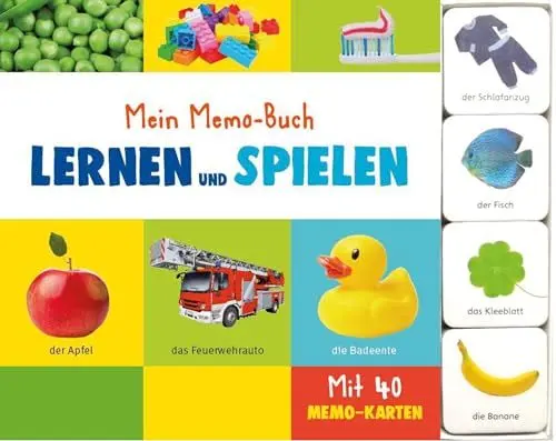 Produktbild: Mein Memo-Buch Lernen und Spielen: Mit 40 Memo-Karten! Für Kinder ab 3 Jahren