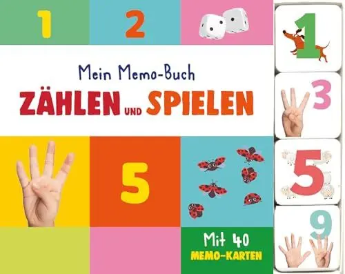 Produktbild: Mein Memo-Buch Zählen und Spielen: Mit 40 Memo-Karten! Für Kinder ab 3 Jahren