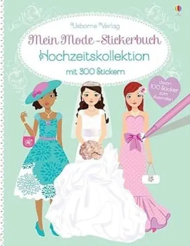 Produktbild: Mein Mode-Stickerbuch: Hochzeitskollektion (Meine Mode-Stickerbücher)