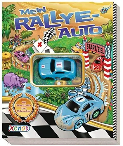 Produktbild: Mein Rallye-Auto: mit Rennstrecke zum Ausfalten und aufziehbarem Spielzeugauto