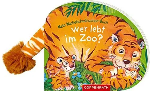 Produktbild: Mein Wackelschwänzchen-Buch: Wer lebt im Zoo?