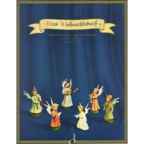 Produktbild: Mein Weihnachtsbuch: 40 Weihnachtslieder mit vollständigen Texten. Klavier 2- und 4-händig.