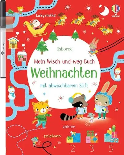 Produktbild: Mein Wisch-und-weg-Buch: Weihnachten: mit abwischbarem Stift (Meine Wisch-und-weg-Bücher)