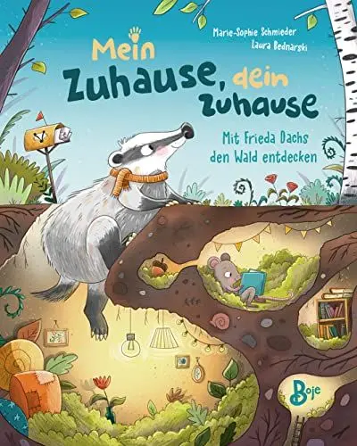 Produktbild: Mein Zuhause, dein Zuhause - Mit Frieda Dachs den Wald entdecken: Ein lustig-lehrreiches Bilderbuch ab 4 darüber, wie Tiere wohnen