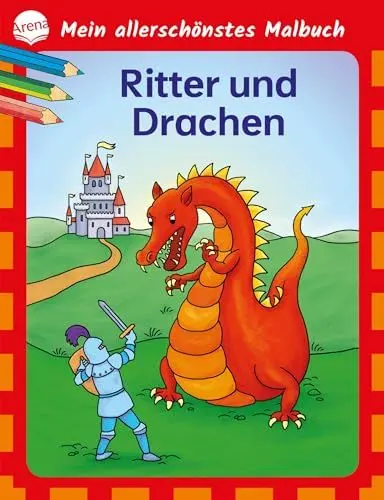 Produktbild: Mein allerschönstes Malbuch. Ritter und Drachen: Malbuch für Kinder ab 4 Jahren