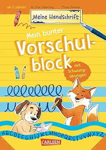Produktbild: Mein bunter Vorschulblock mit Schwungübungen: Vorübungen fürs Buchstaben-Schreiben ab 5 Jahren (Meine Handschrift)