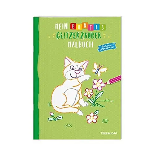 Produktbild: Mein buntes Glitzerzauber Malbuch (Katze): Mit bunten Glitzerkonturen (Malbücher und -blöcke)