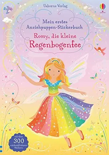 Produktbild: Mein erstes Anziehpuppen-Stickerbuch: Romy, die kleine Regenbogenfee: mit über 300 wiederablösbaren Stickern (Meine ersten Anziehpuppen-Stickerbücher)