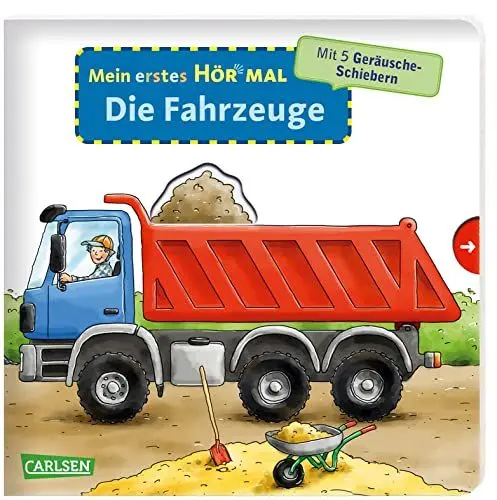 Produktbild: Mein erstes Hör mal (Soundbuch ab 1 Jahr): Die Fahrzeuge: Zum Hören, Schauen und Mitmachen ab 1 Jahr. Mit stabilen Geräusche-Schiebern für die Allerkleinsten