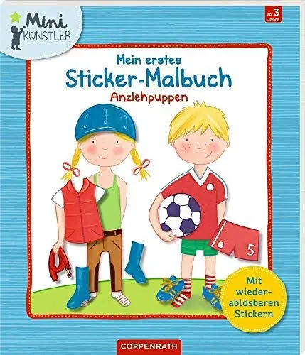 Produktbild: Mein erstes Sticker-Malbuch: Anziehpuppen (Mini-Künstler)