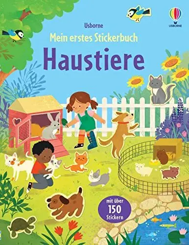 Produktbild: Mein erstes Stickerbuch: Haustiere: mit über 150 Stickern Haustiere wie Hund, Katze oder Meerschweinchen kennenlernen – Stickerheft ab 3 Jahren (Meine ersten Stickerbücher)