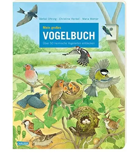 Produktbild: Mein großes Vogelbuch: Großformatiges Pappbilderbuch für Kinder ab 3 Jahren mit über 50 heimischen Vögeln