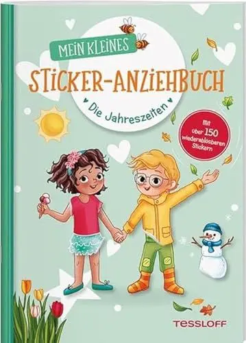 Produktbild: Mein kleines Sticker-Anziehbuch. Die Jahreszeiten: Stickern, spielen, beschäftigen ab 4 Jahren. Mit über 150 wiederablösbaren Stickern