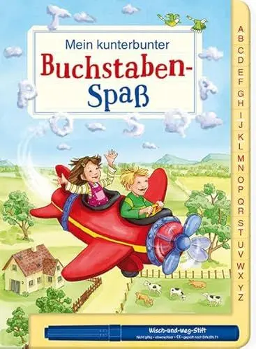 Produktbild: Mein kunterbunter Buchstabenspaß: Mit Wisch-und-weg-Stift