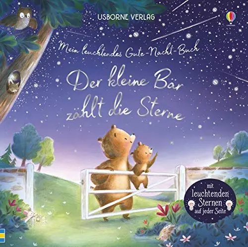 Produktbild: Mein leuchtendes Gute-Nacht-Buch: Der kleine Bär zählt die Sterne: ab 6 Monaten (Meine leuchtenden Bilderbücher)