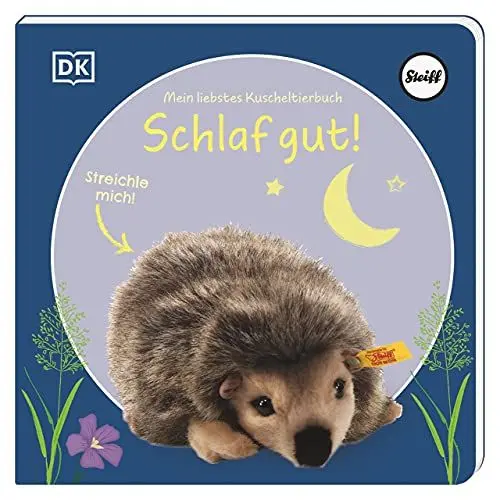Produktbild: Mein liebstes Kuscheltierbuch. Schlaf gut!: Pappbilderbuch mit Fühlelementen und Fotos von Steiff Tieren für Kinder ab 6 Monaten